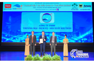Công Ty Tnhh Thương Mại - Dịch Vụ - Sản Xuất Hải Thần vinh dự đạt Top 10 Thương Hiệu Tiêu Biểu Châu Á – Thái Bình Dương Năm 2023